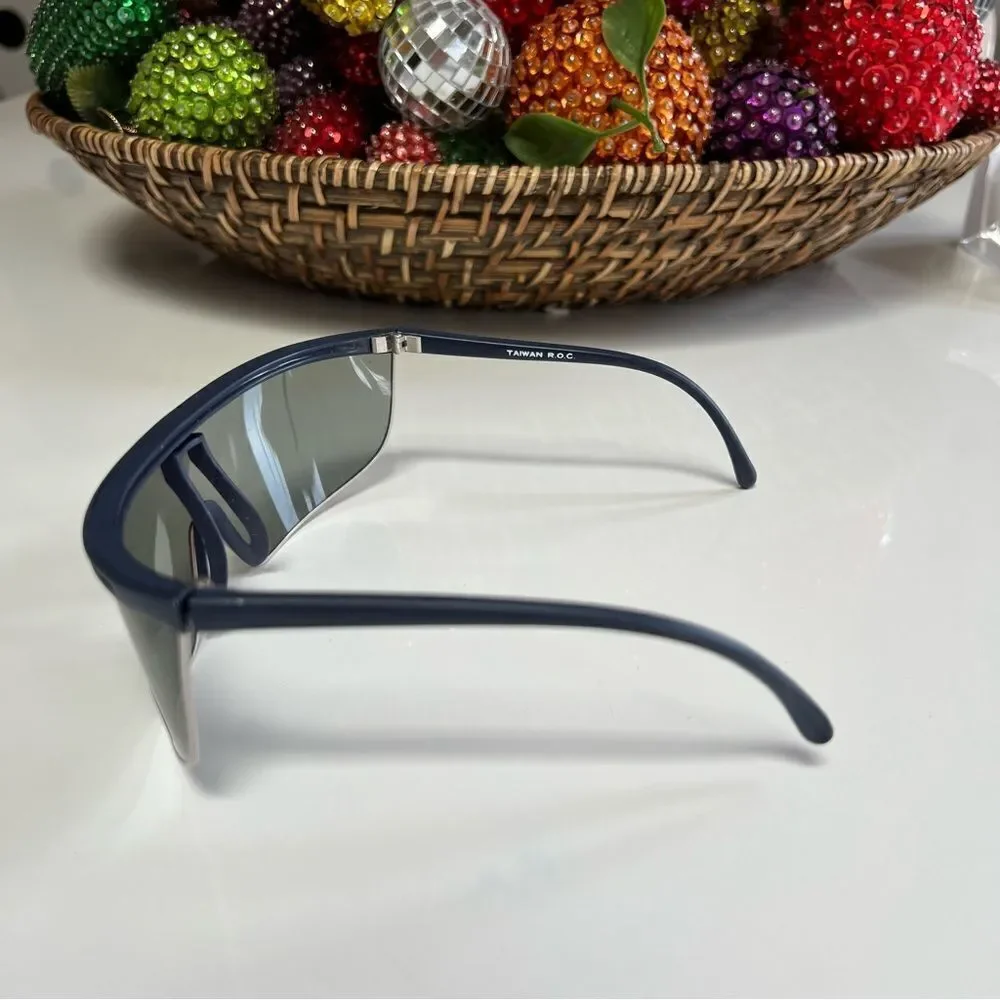 True Vintage Deadstock 1980s Sporty Polarized Windsheild Aviator Glasses Pair 4